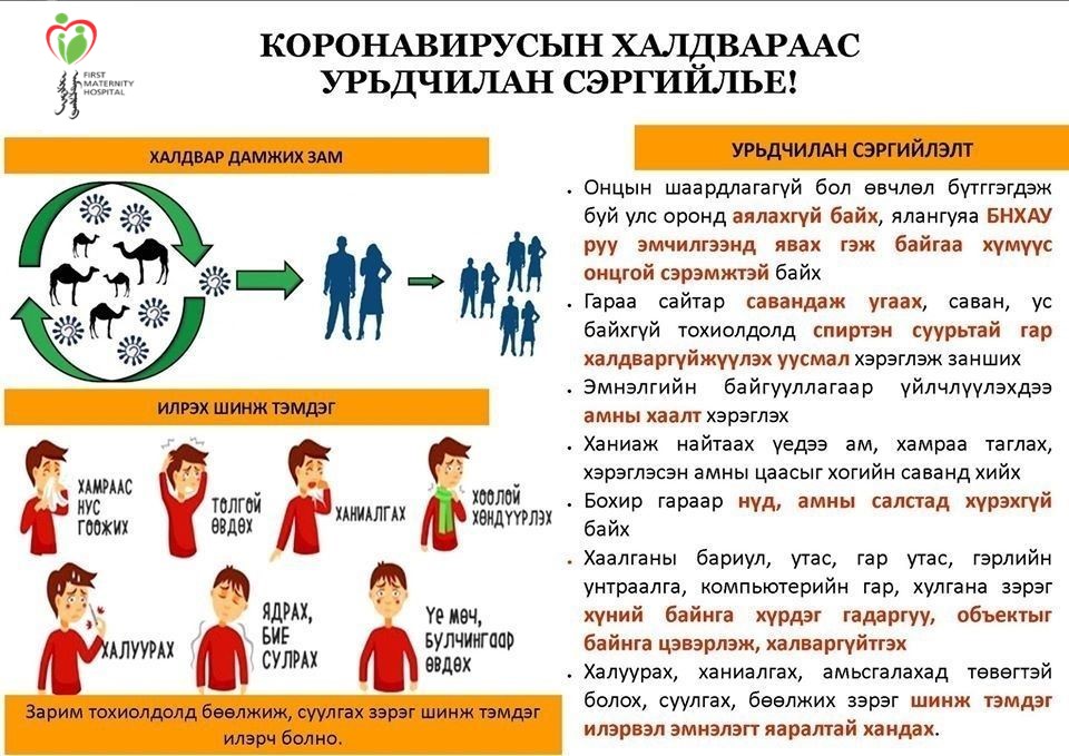 КОРОНАВИРУСЫН ХАЛДВАРААС УРЬДЧИЛАН СЭРГИЙЛЬЕ!